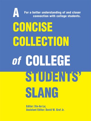 cover image of A Concise Collection of College Students' Slang